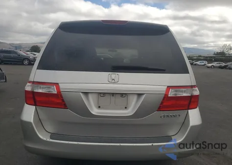 2005 Honda Odyssey Ex из США, поврежденный, VIN 5FNRL38435B027483